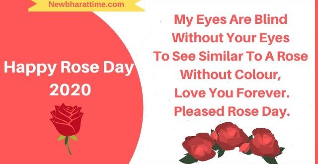 Happy Rose Day Message 2020, WhatsApp Status, Quotes, SMS - Happy Valentine Day 2020