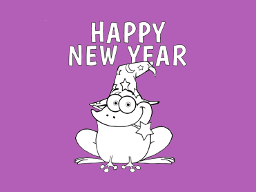 Free Printable new year 2020 coloring page