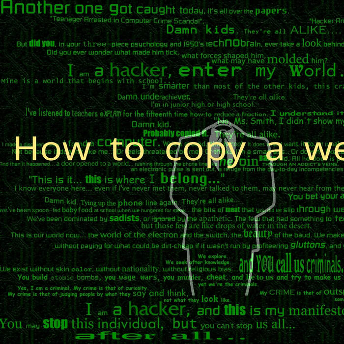 How To Copy a Website