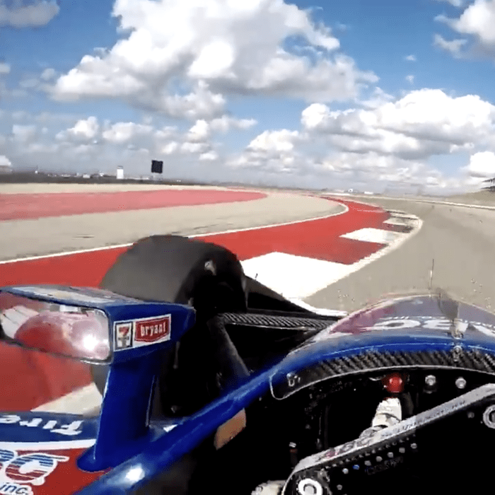 Watch This Visor Cam Footage of IndyCar's Initial Test at Circuit of the Americas