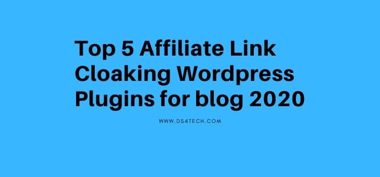 Top 5 Affiliate Link Cloaking Wordpress Plugins For Blog