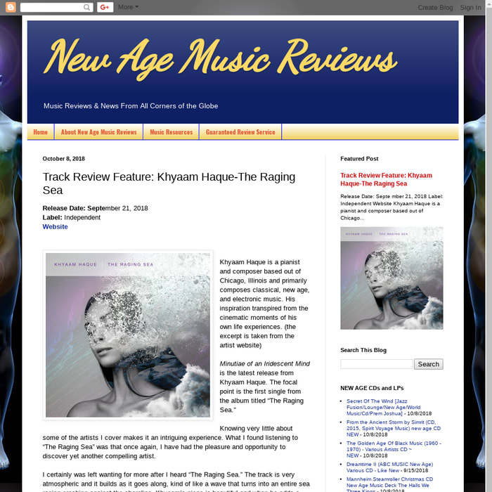 Track Review Feature: Khyaam Haque-The Raging Sea