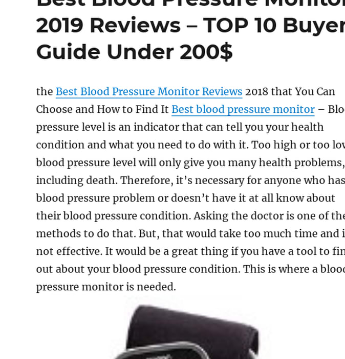 Best Blood Pressure Monitor 2019 Reviews - TOP 10 Buy Guide Under 200$