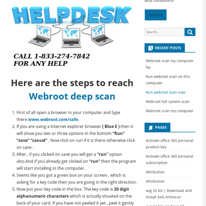 Webroot deep scan - Tech knowledge for everyone