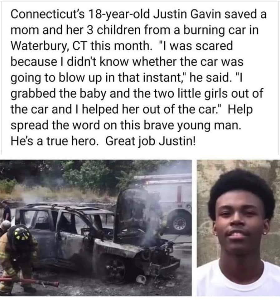 Justin Gavin is a true hero