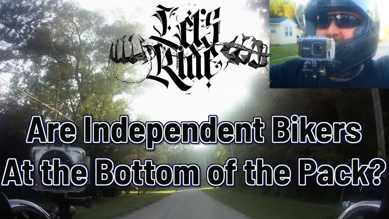 Moto Vlogging So are Independent Bikers at the bottom of Pack? Lets take a ride on the Harley