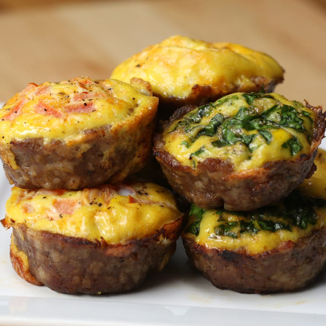 Sausage & Egg Breakfast Cups Recipe by Tasty