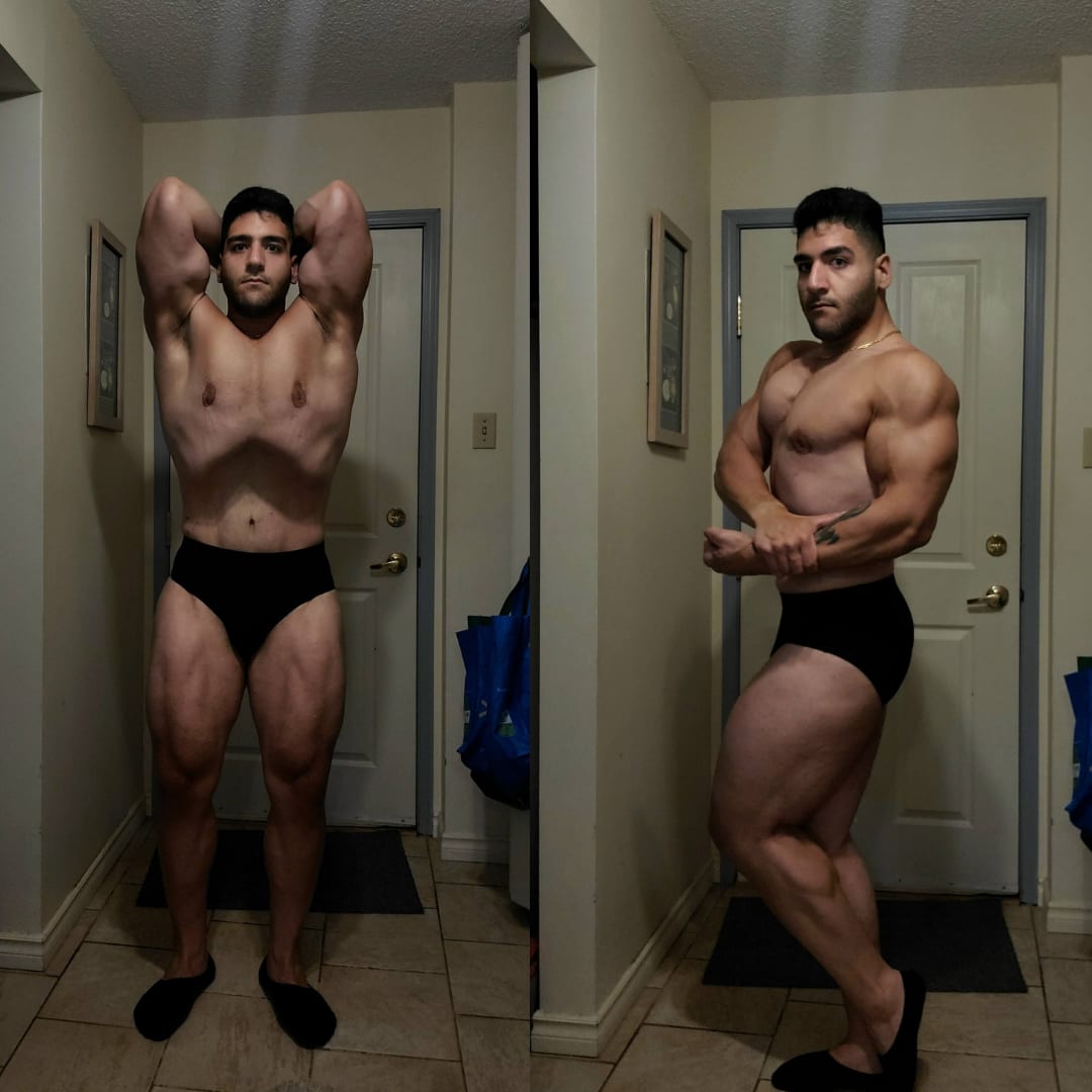18weeks and 3 days out from first natural bodybuilding show! 248lbs, 6'1, 20yrs old. AMA.