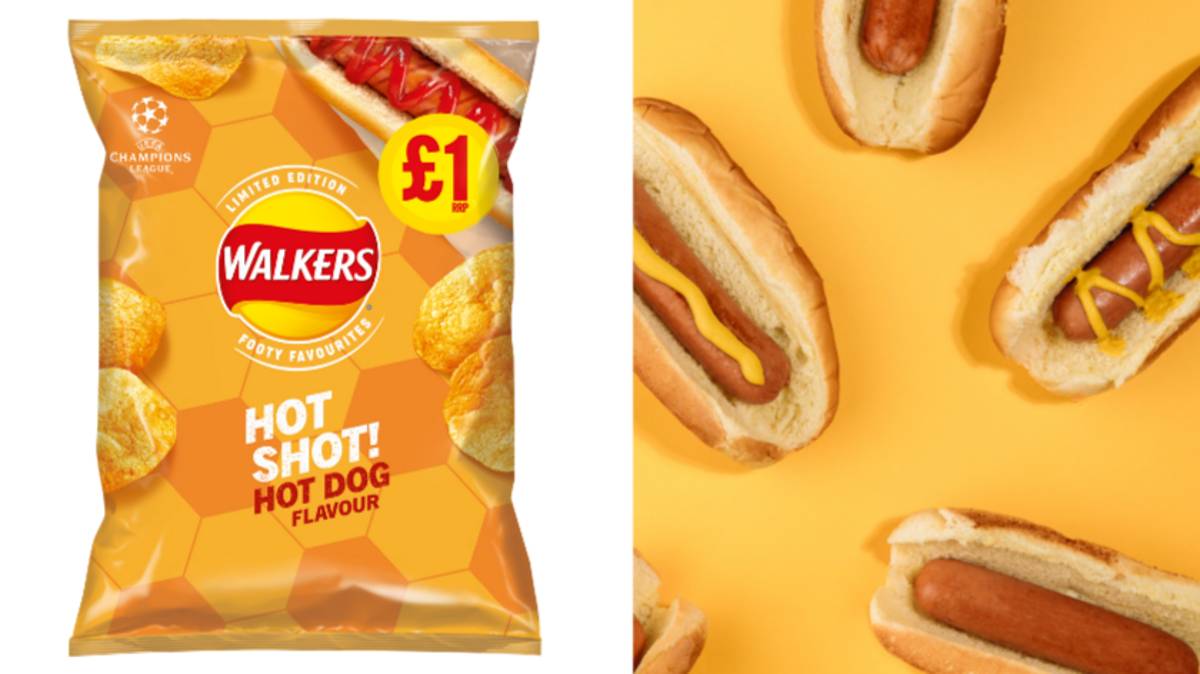 Walkers Launches New Limited Edition Hot Dog And Chicken Tikka Masala Flavoured Crisps