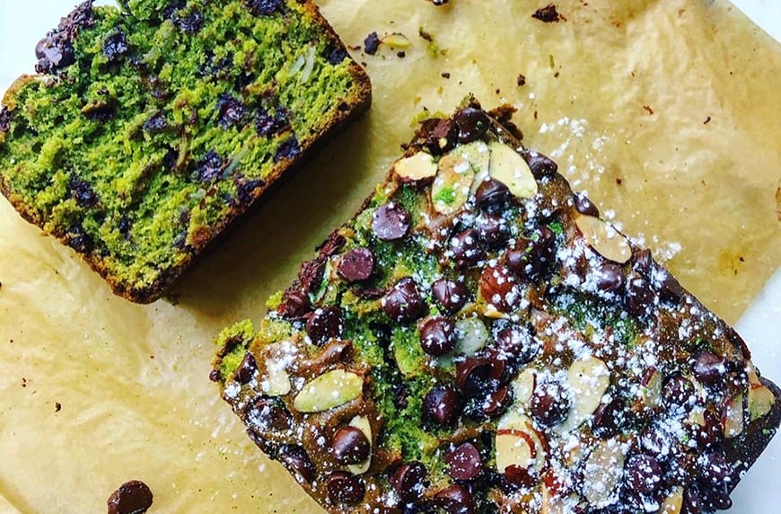 This vegan chocolate-matcha banana bread is the best part of waking up