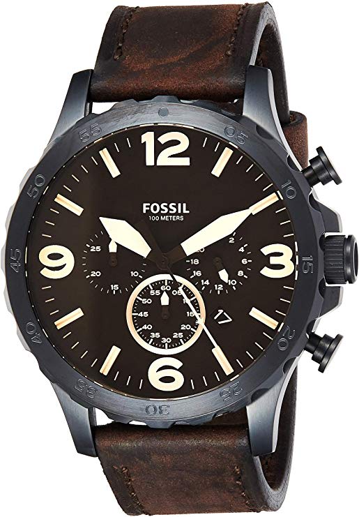 Fossil Leather Casual Watch