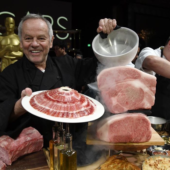 Wolfgang Puck Showed Ellen and Diane Keaton How He Makes His Vegan Oscar Party Meals