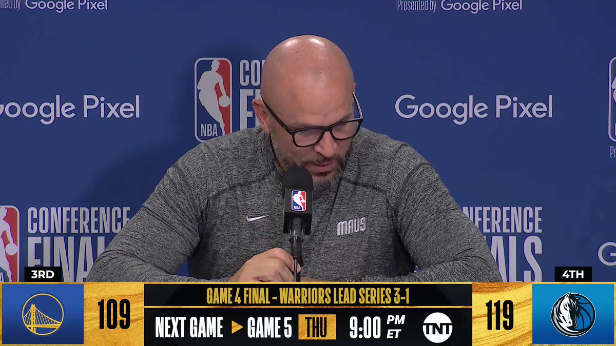 "What he does for this team is incredible." Jason Kidd on Luka Doncic making the Kia All-NBA First Team.