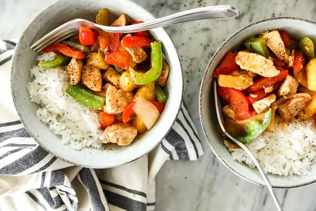 Healthy Sweet and Sour Chicken (Paleo + Whole30)