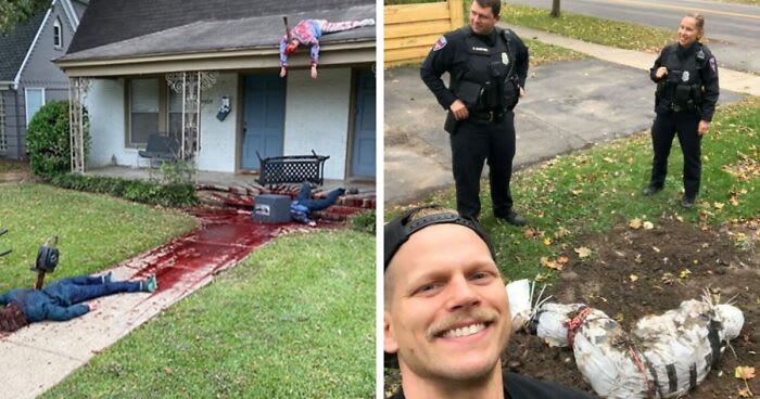 16 Times People Overdid Halloween Decorations And Got The Cops Called On Them