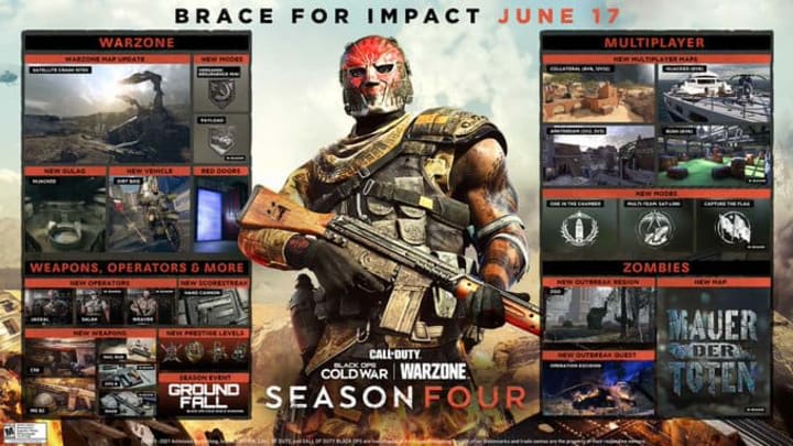 Black Ops Cold War and Warzone Season 4 Roadmap Released