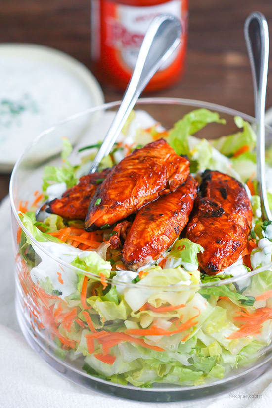Buffalo Chicken Tenders Salad Recipe