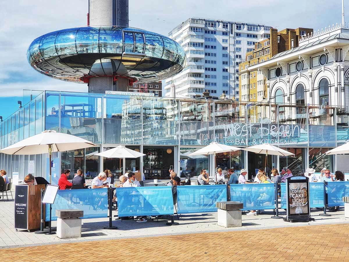 Lunch With a View - Reviewing West Beach Bar & Kitchen in Brighton - The World in My Pocket