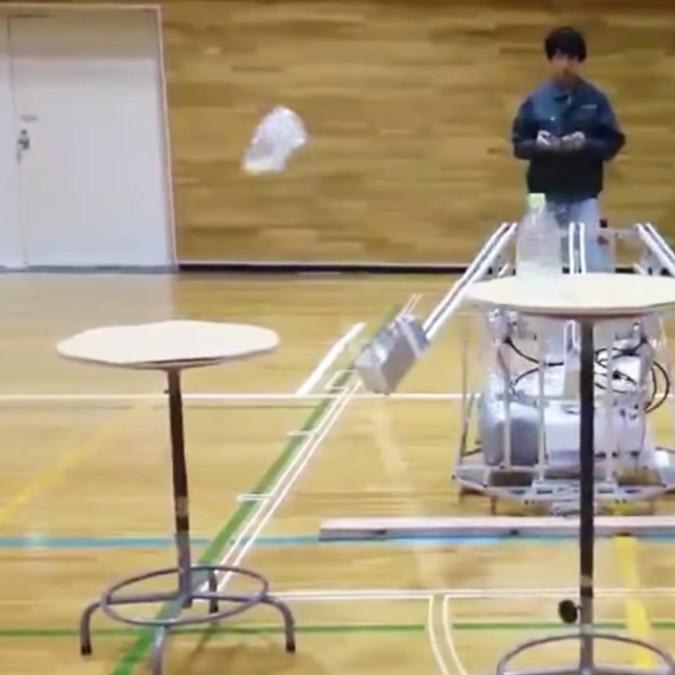 Watch These Robots Dominate a Water Bottle-Flipping Competition
