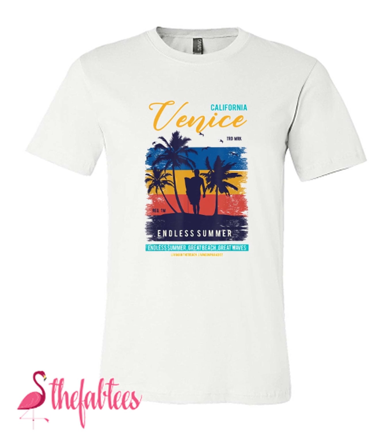 Surf California Venice Beach Fabulous T Shirt