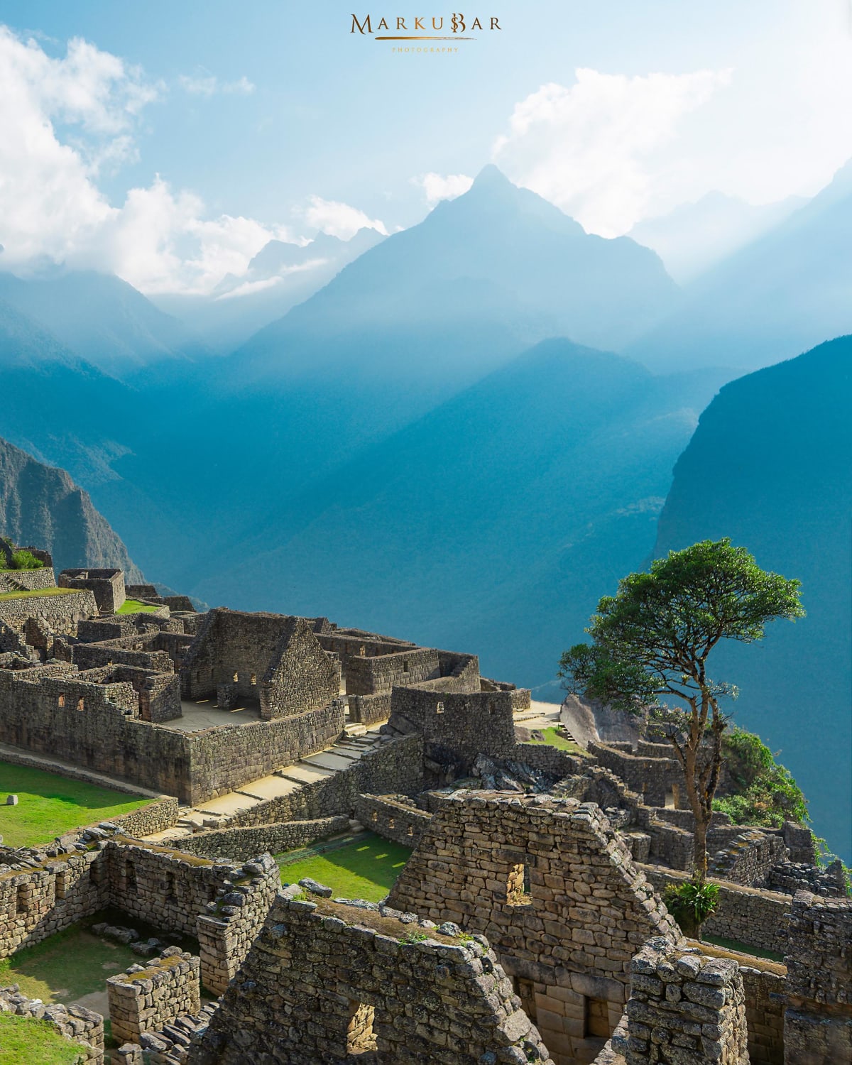 The mountains surrounding Machu Picchu, Peru