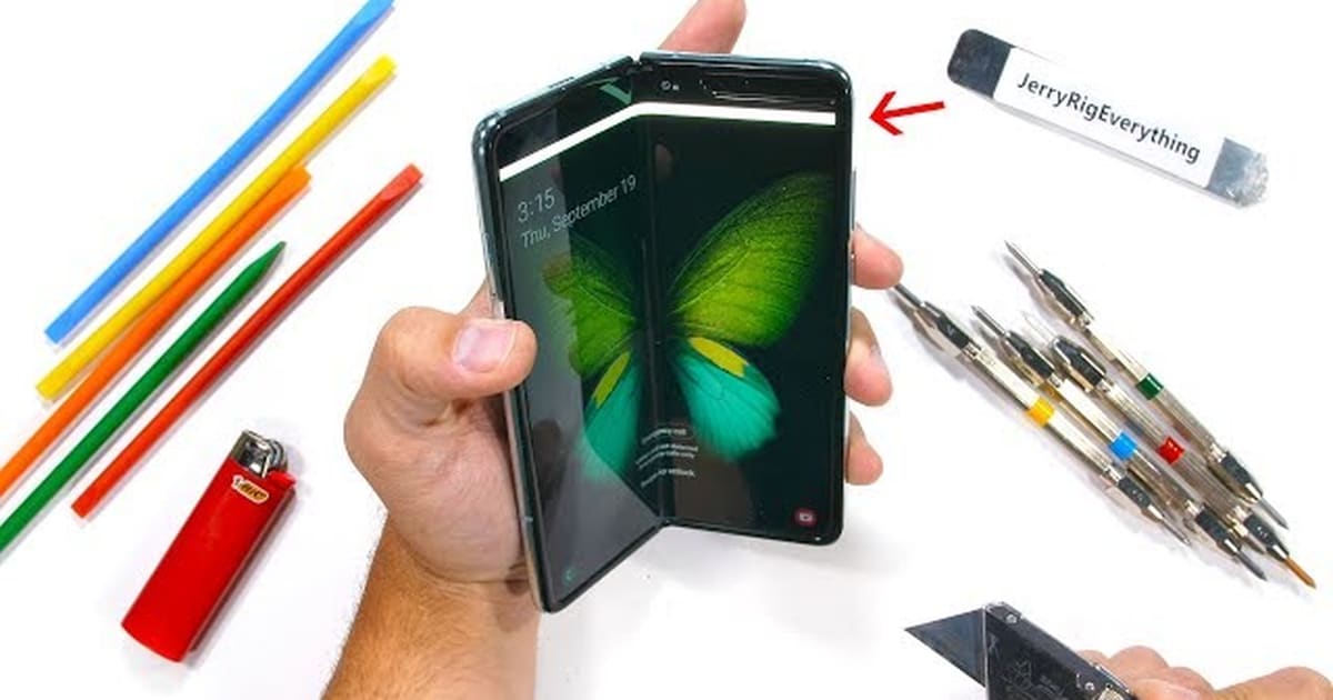 Watch the revamped Samsung Galaxy Fold buckle in a new stress test