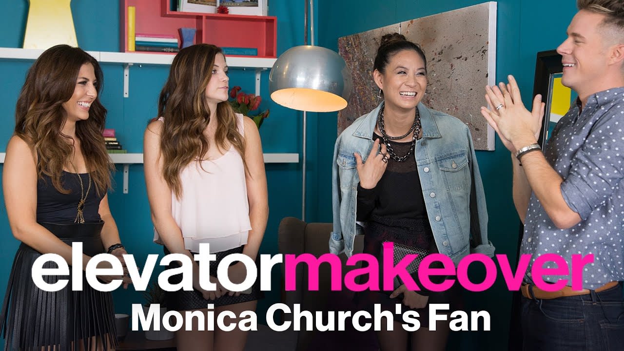 Monica Church Goes 90s with Grunge-Glam - Elevator Makeover | Style & Beauty | Glamour