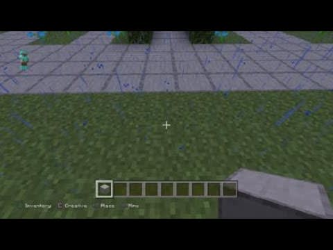 How to lay pavement in Minecraft