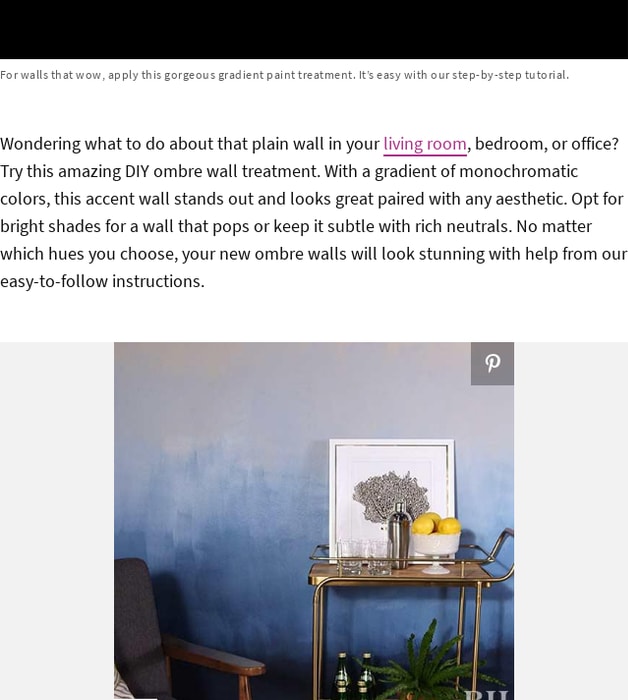 Transform Your Walls with a DIY Ombre Paint Treatment