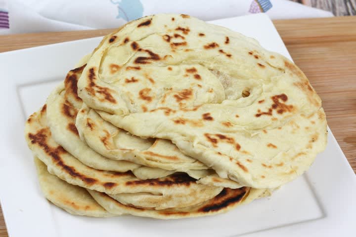 Plain Paratha - the perfect flat bread accompaniment to any curry