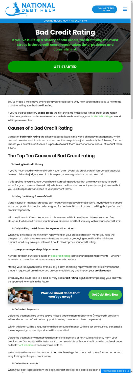 Bad Credit Rating and ways To Improve your Bad Credit Rating