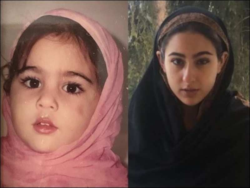 Sara Ali Khan Wishes 'Eid Mubarak' With A Cute Before & After Photo - The Juicy Mango Media