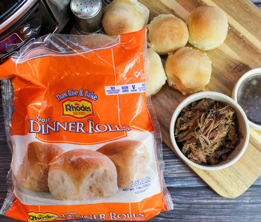 Slow Cooker French Dip Sliders | Cheese Curd In Paradise