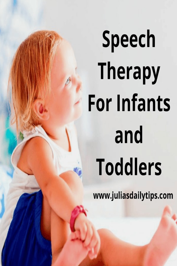 Speech Therapy For Infants and Toddlers