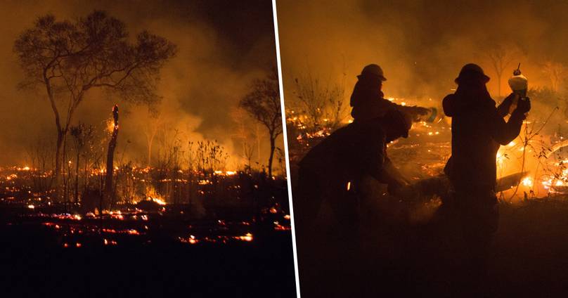 Brazil Records Devastating Increase In Amazon Fires