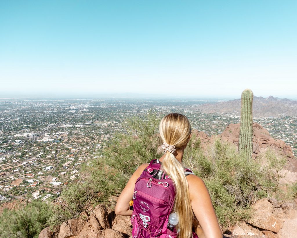 Hard hike in Phoenix - Camelback Mountain Hike - Red White Adventures