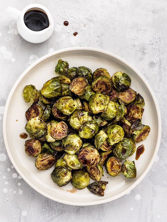 Roasted Brussels Sprouts with Balsamic and Honey - As Easy As Apple Pie