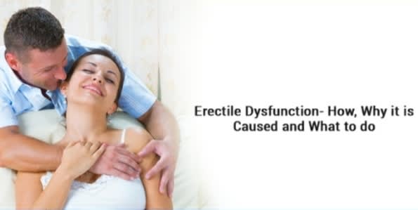 Erectile dysfunction- why it is caused and what to do.