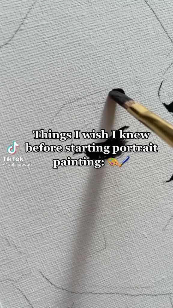 Pin by 💌 on art [Video] | Sketch book, Portrait painting, Painting art lesson