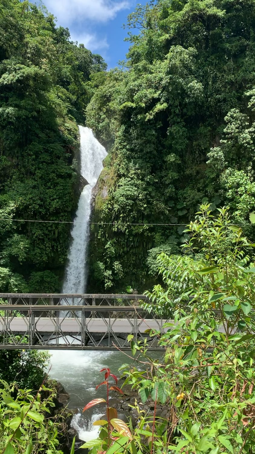 La Paz double decker waterfall, Costa Rica