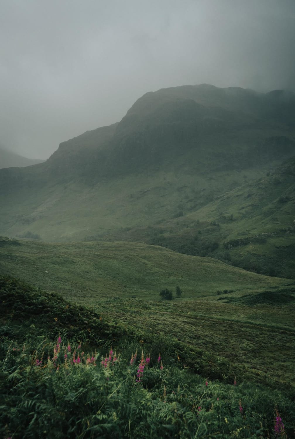 ITAP of a valley in Glencoe, Scotland.