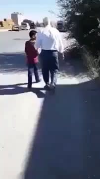 A Syrian lost his son, until he was almost certain that he died, when he found out that someone in turkey had the same name, he decided to meet them, And this is what happened