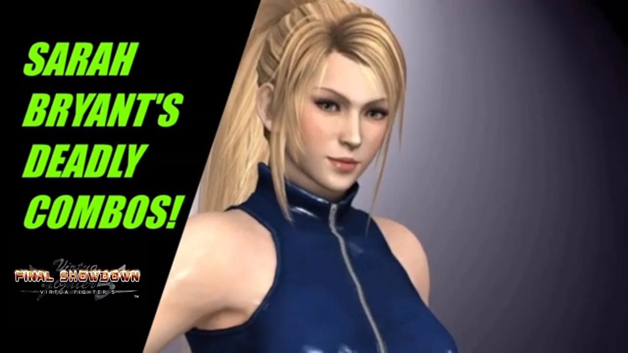 Virtua Fighter 5: Final Showdown- SARAH BRYANT'S DEADLY COMBOS! (Gameplay)