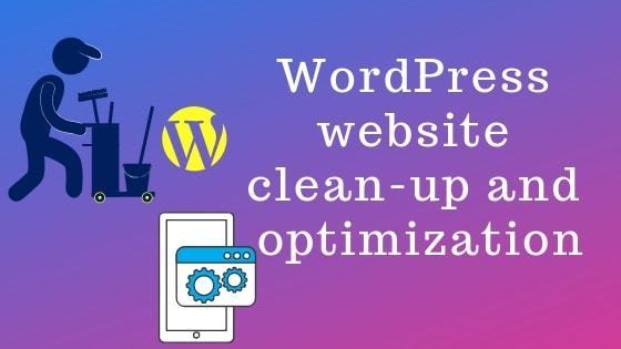 15 Quick Ways to Optimize and Clean-up a WordPress Website