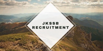 JKSSB Recruitment 2020
