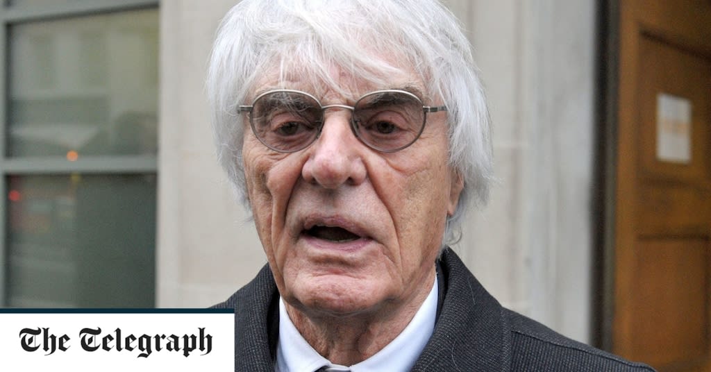Bernie Ecclestone: I don't see difference between being a father at 89 or 29