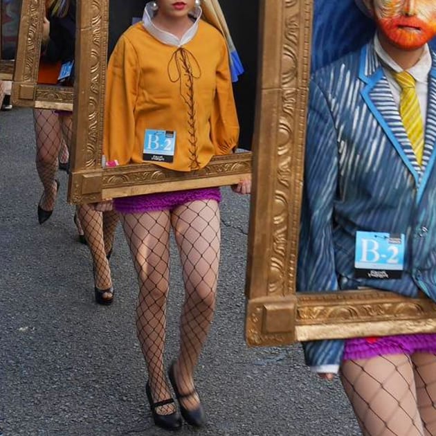 Japanese Art Students Steal The Show With Their 'Famous Paintings' Costumes In This Year's Halloween Parade