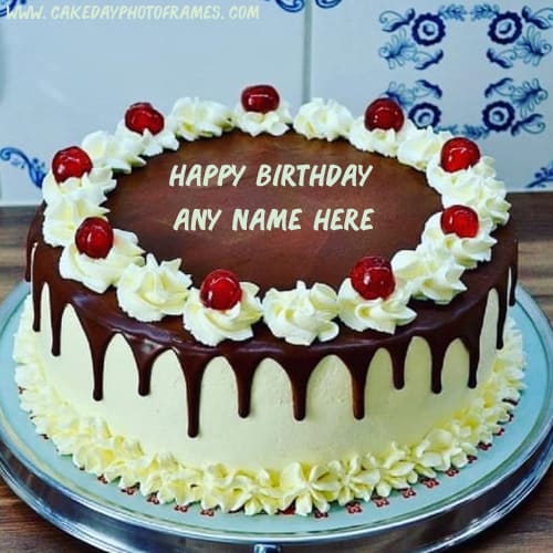 birthday cake with name - cakedayphotoframes