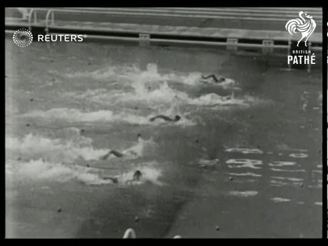 European swimming championships at Wembley Pool (1938)