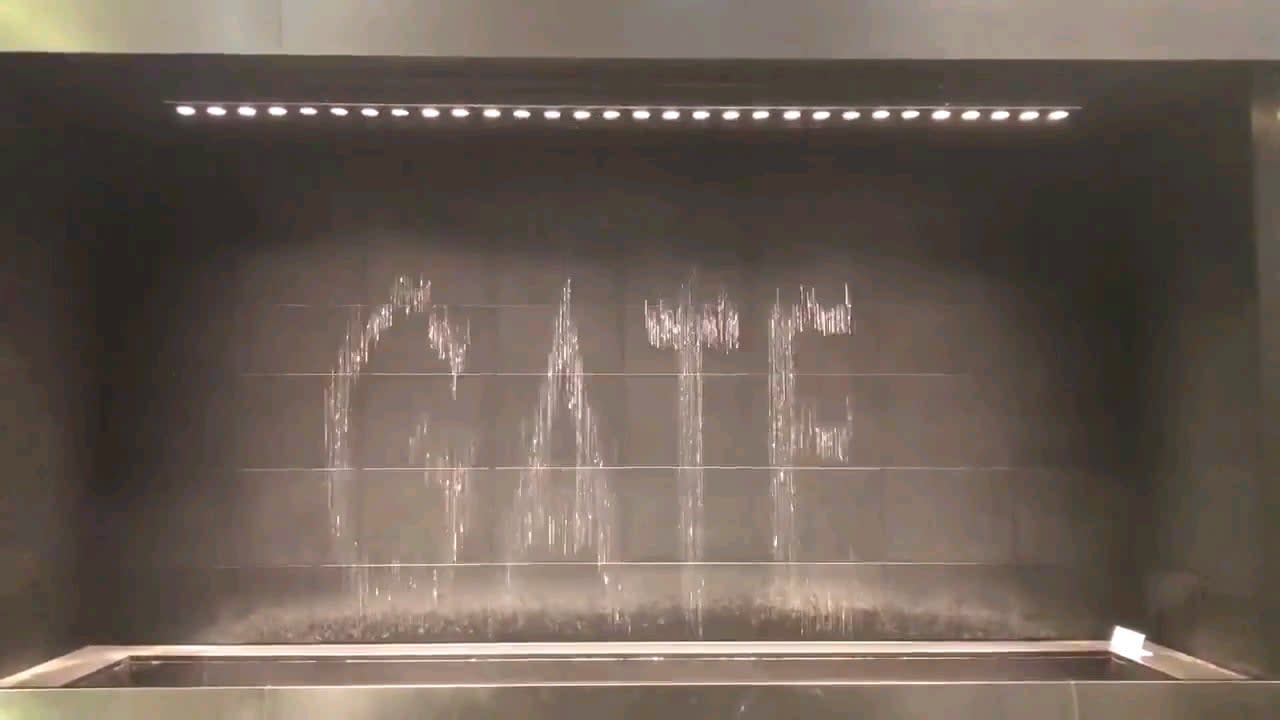 This water clock at the Osaka Station, Japan